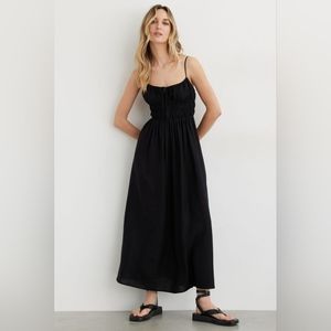 Dynamite Liza Linen Midi Dress